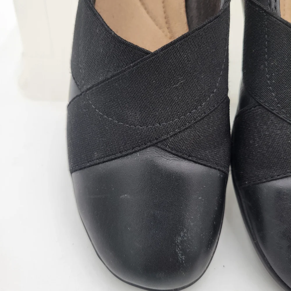 Clarks Collections Soft Cushions Black Slip-on Size 10